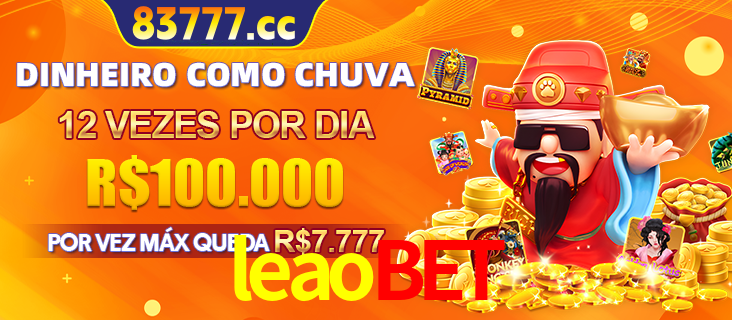 Banner do programa de recompensas Recomende para amigos do leaobet, detalhando os bônus por convidar amigos, com prêmios que chegam a R$288.888.