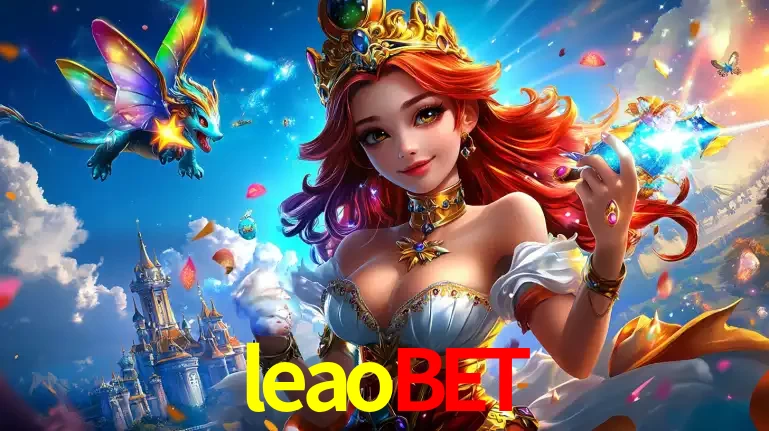 A princesa de um reino de fantasia mágico, com seu pequeno dragão, apresentando um mundo de prêmios encantados nos jogos de caça-níqueis do cassino leaobet.